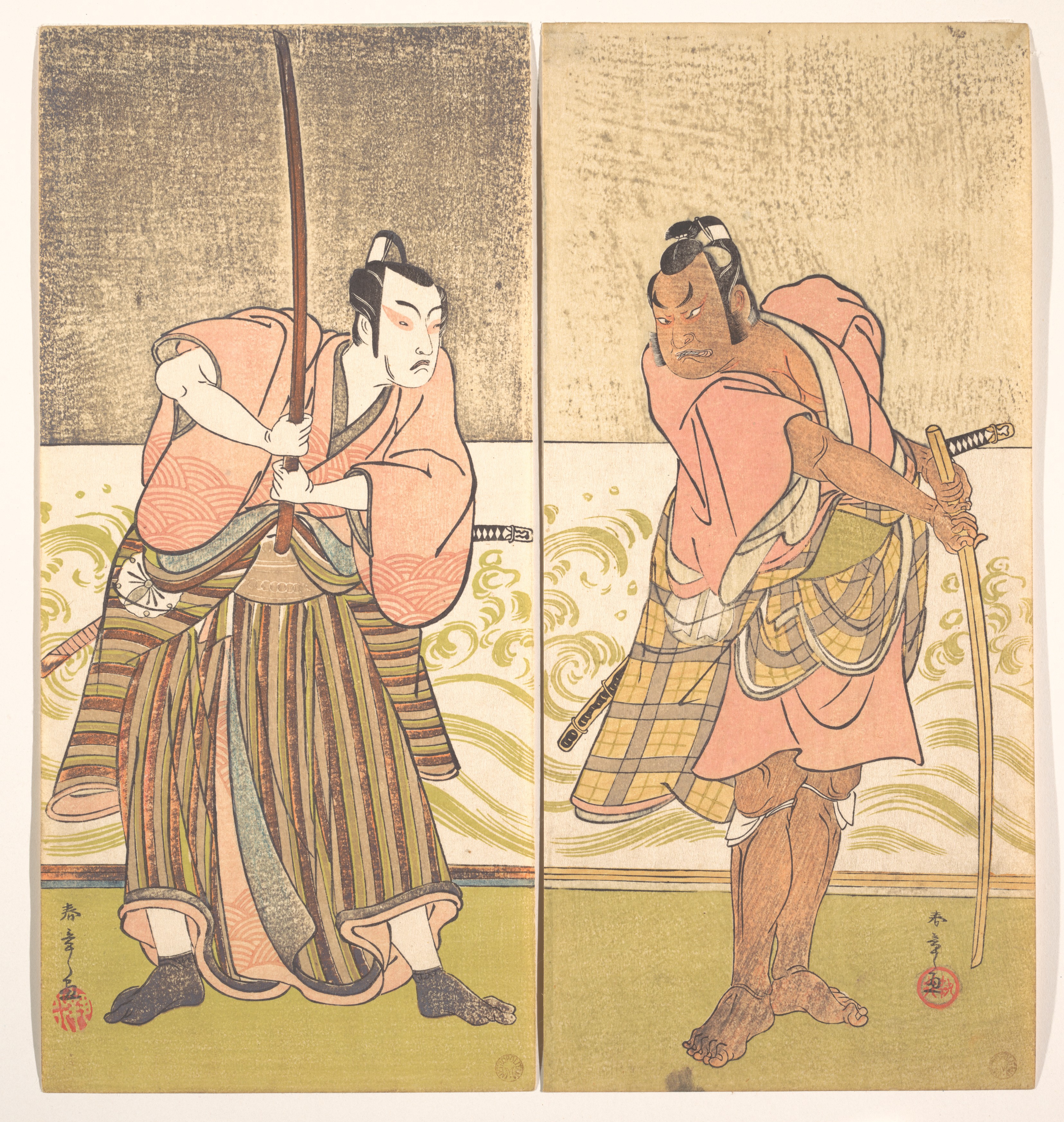 Katsukawa Shunshō　勝川春章 Artworks collected in Metmuseum